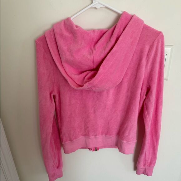 Set Active Y2K Terry Cloth Zip Up Hoodie Mean Girls House Bunny XS Hooded Rare - Picture 6 of 6